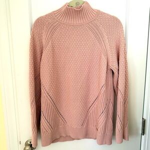 Calvin Klein Blush Turtle Neck Sweater